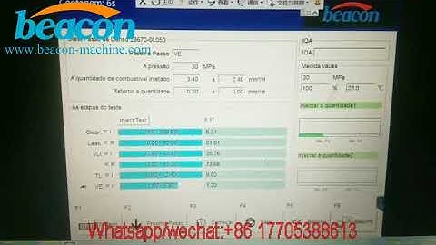 Common rail diesel system common rail injector pump test plan CRS960 system test video
