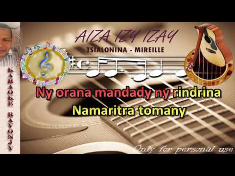 Karaoke Gasy - Mireille - Aiza izy izay - RaVonjy