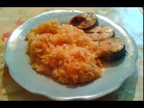 Видео рецепт Морковный рис на гарнир