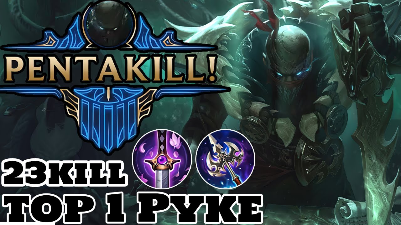 Wild Rift Pyke - Top 1 Pyke (Pentakill) Gameplay Rank Challenger - YouTube