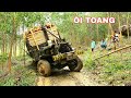 Hyundai D16 Chở Gỗ Đường Lầy Và Hẹp Nhất | The log truck that is muddy and narrow is very dangerous
