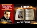 42  book of luke  read by alexander scourby  audio  text  free on youtube  god is love