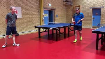 THE BACKHAND CHOP BLOCK WITH LONG PIMPLES!