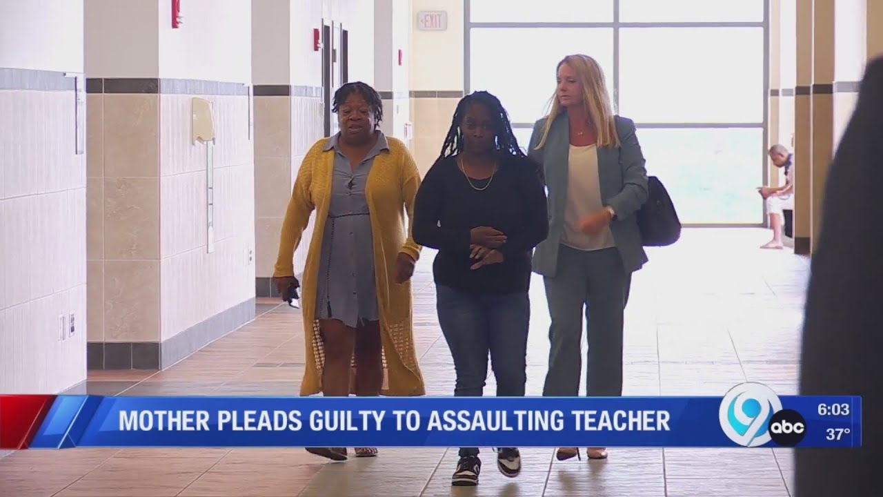 Mother pleads guilty to assaulting teacher in Syracuse - YouTube