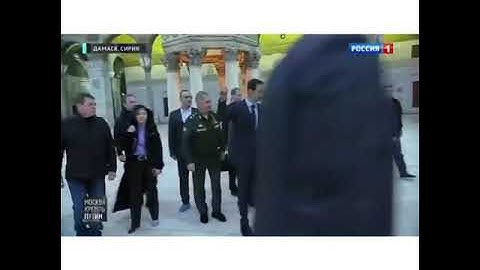 ПУТИН ПОСЕТИЛ ДАМАСК И ПОКАЗЫВАЕТ ГДЕ СПУСТИТСЯ ПРОРОК ИСА (А.С.)