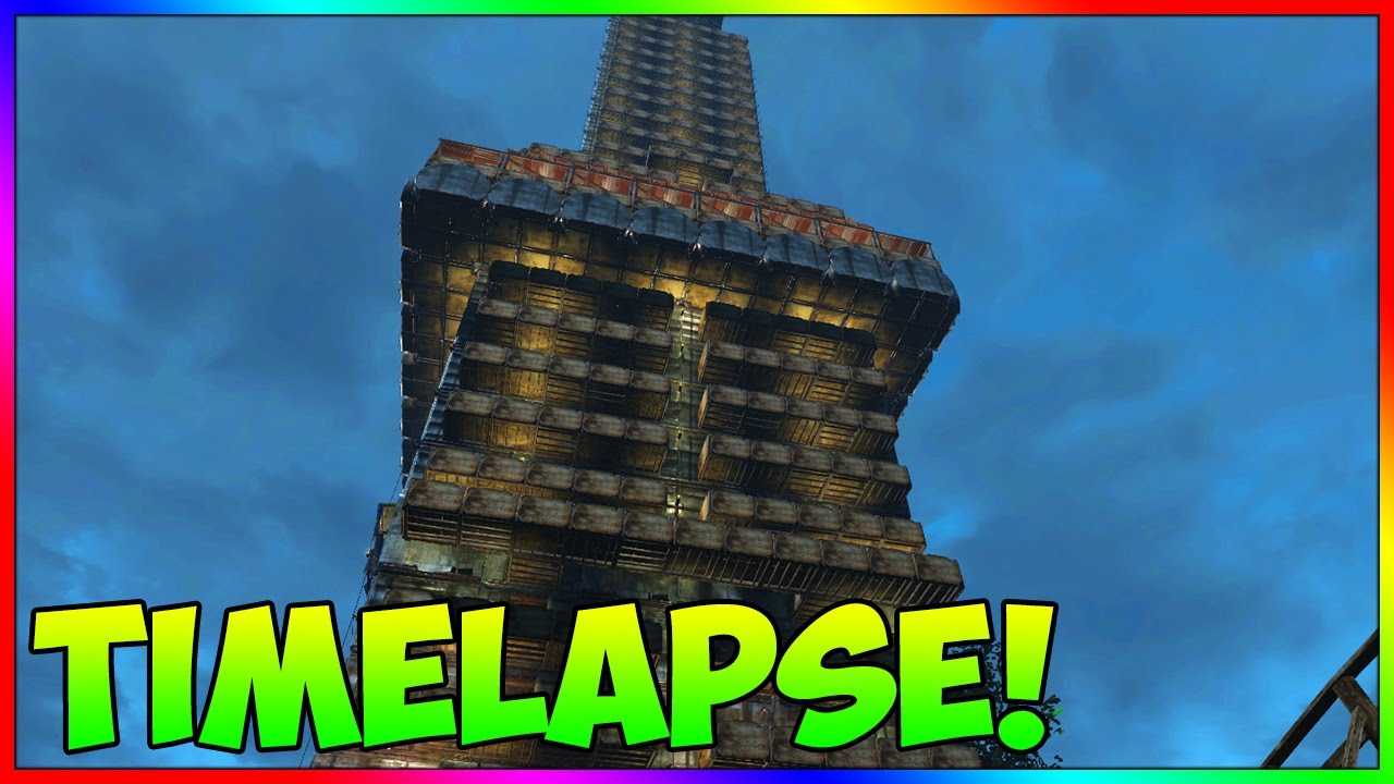 Fallout 4 - Nordhagen Beach  Base Building Timelapse! (With Mods)