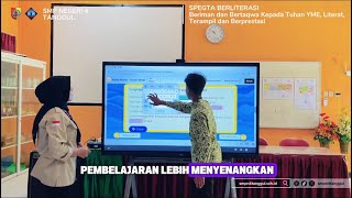 Digitalisasi pembelajaran 2025 dengan IFP (Interactive Flat Panel)