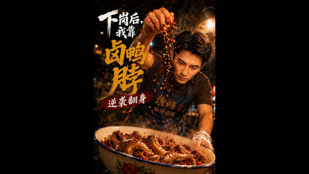【一口气看完】《下岗后，我靠卤鸭脖逆袭翻身》#短剧 #AI短剧 #逆袭 #drama #爽剧 #鲨鱼先生