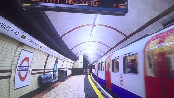 Train sim world 2 London Underground train 1972 stock depart Edgware Road