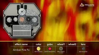 Mosaico FX100 | how to create an Amber Fire effect