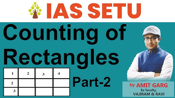 Short Trick: Counting of Rectangle Part-2 By Amit Garg