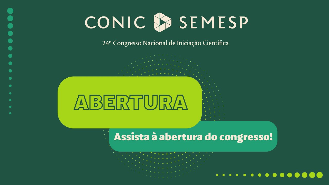 Abertura - 24º CONIC-SEMESP