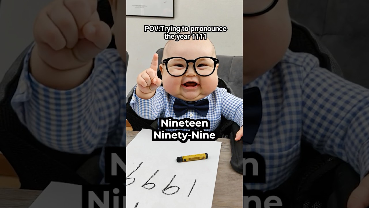 Pronouncing the Year 1111 😂👶