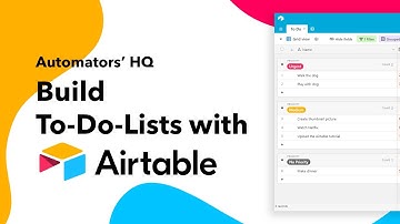 Airtable Tutorial | Build the best To-Do-List you ever had using Airtable!