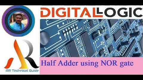Half Adder Using NOR gate