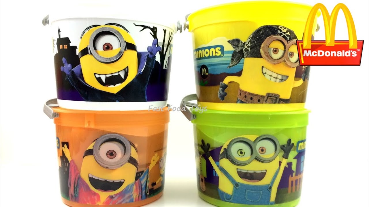 Mcdonalds Happy Meal Halloween Buckets - 2015 McDONALD'S MINIONS HALLOWEEN PAILS BUCKETS COMPLETE SET OF 4 HAPPY MEAL KIDS TOYS REVIEW - YouTube Mcdonalds Happy Meal Halloween Buckets - 2015 McDONALD'S MINIONS HALLOWEEN PAILS BUCKETS COMPLETE SET OF 4 HAPPY MEAL KIDS TOYS REVIEW - YouTube