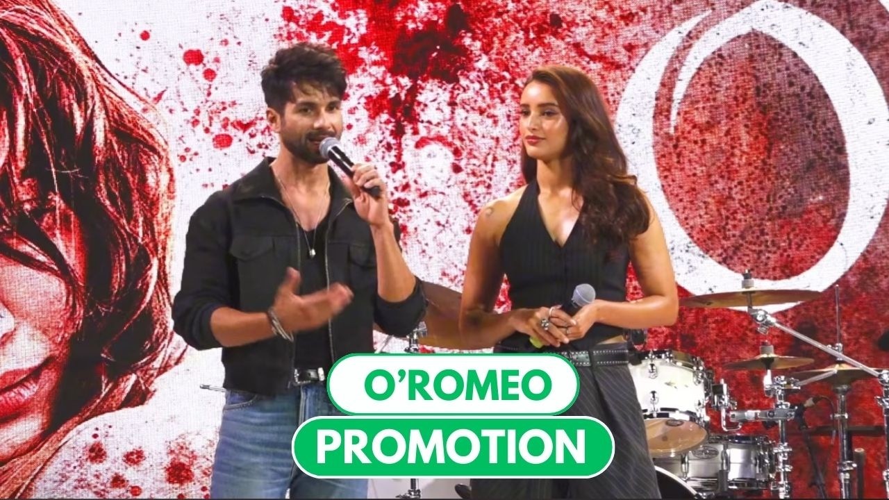 Шахид Капур и Трипти Димри в Кала Года для продвижения предстоящего фильма «О’Ромео»