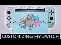Customizing my Nintendo Switch with a NEW Skin! | Removal and Application Process