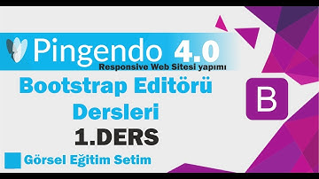 Pingendo Bootstrap 4 Editör ile  Web Tasarım Dersleri- Responsive Site Yapımı- Ders 1