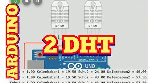 Arduino Dua Sensor Suhu dan Kelembaban DHT22 Menggunakan WOKWI Tutorial DIY @tptumetro