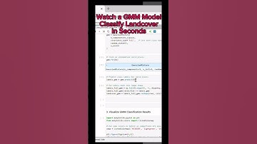 Watch a GMM Model Classify Landcover in Seconds #remotesensing #machinelearning #satelliteimagery