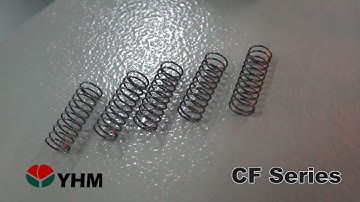 Compression spring W.D 0.5mm｜CNC Compression Spring Machine CF-310｜YHM