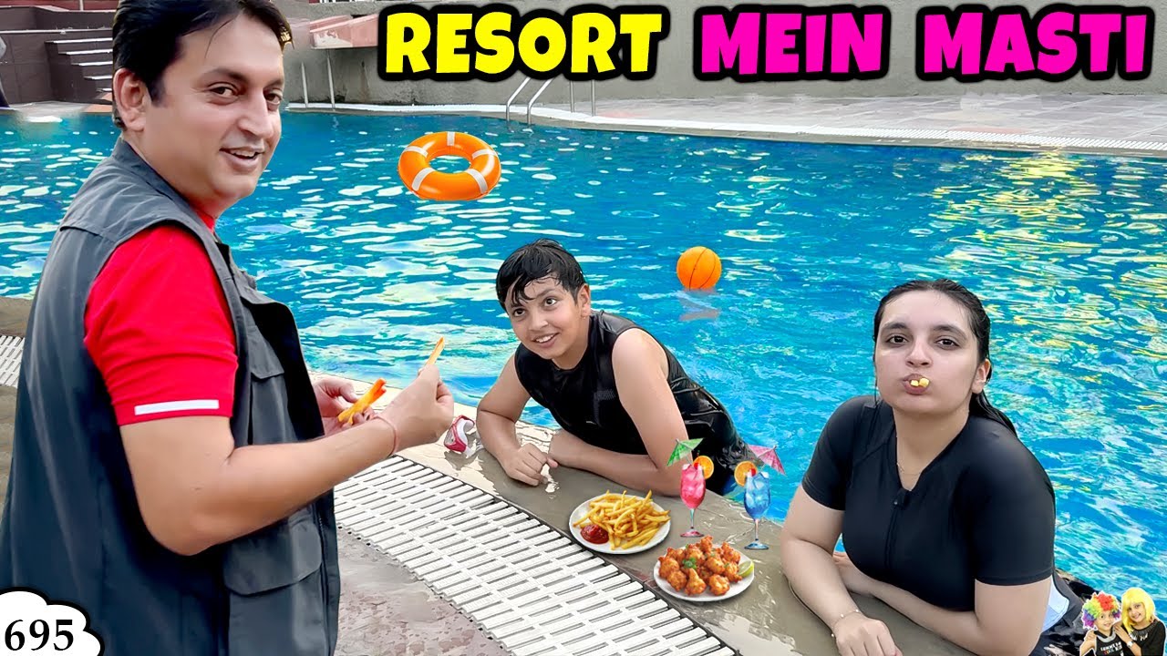 RESORT MEIN MASTI | Activities in Resort | Aayu and Pihu Show