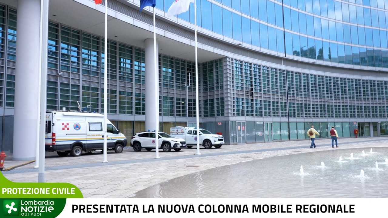 Protezione civile, presentata la nuova Colonna Mobile Regionale