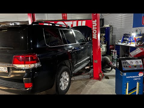 Замена масла в акпп Toyota Land Cruiser 200 Aisin A760e