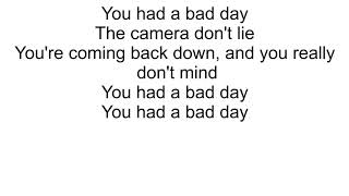 Daniel Powter - Bad Day Lyrics