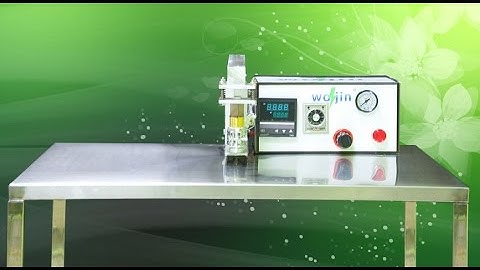 DEMO OF WOJIN COFFEE VALVE APPLICATOR VM01