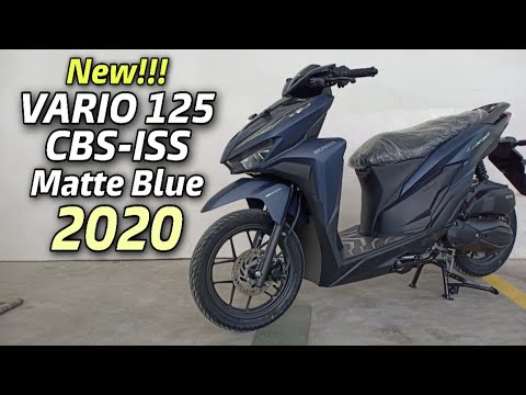 HONDA VARIO 125 CBS-ISS Terbaru 2020 Matte Blue - YouTube