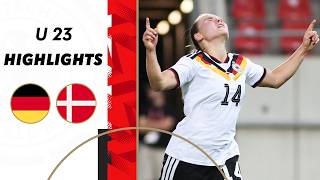 Steiner mit Doppelpack! | Deutschland 2-2 Dänemark | U 23-Länderspiel der Frauen