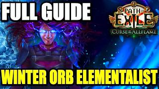 Winter Orb Elementalist League Starter - Full Build Guide! Tanky &amp; Fast | PoE 3.29