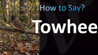 How to Pronounce Towhee (CORRECTLY!)