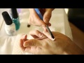 easy french manicure with nail art brush - episode 7