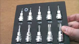 Bergen / US PRO  3/8' Dr. 48mm Torx / Star Sockets
