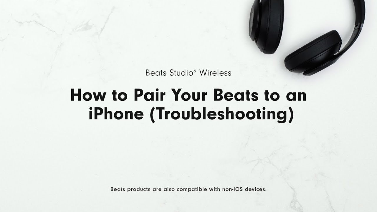 how to pair beats with iphone xr