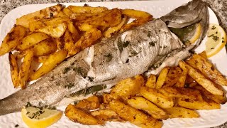طريقة تحضير صينية سمك  في الفرن على الطريقة الإيطالية وصفة رائعة جدا سريعة و سهله-عشاء رمضاني 2022