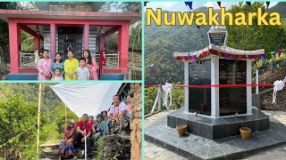 Memorial Inauguration in Nuwakharka Parbat Kusma🌸🌸 || Smarak udghatan Nuwakharka Gaunma