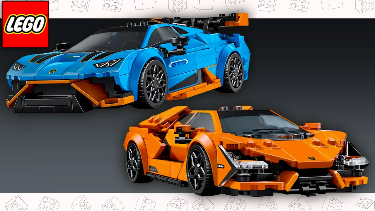 LEGO Speed Build | Lamborghini Revuelto & Huracan STO | Speed