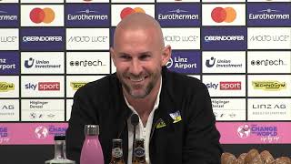 Christian Ilzer (Trainer SK Sturm Graz) - die Pressekonferenz nach dem 2:2-Unentschieden beim LASK