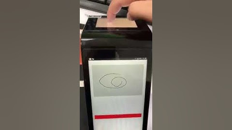 mini screen touch and signature