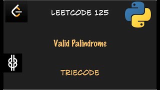 Valid Palindrome - Leetcode 125 - Python