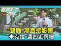 天氣/「雙颱」無直接影響 「米克拉」週四近雨增｜氣象主播 吳軒彤｜TVBS氣象站｜TVBS新聞20260623 @TVBSNEWS01