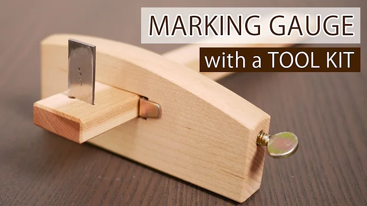 Making a Japanese Kebiki Marking Gauge from a Kit I Put Together