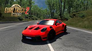 Porsche 911 GT3RS Car Mod | Euro Truck Simulator 2 1.58