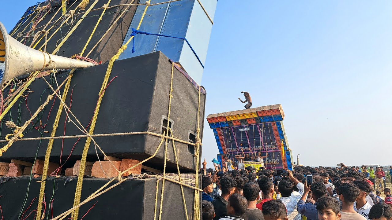 আজকে তমলুকে Barman Music 🔥 vs Titanic Music 🔥 25 December উপলক্ষ্যে কম্পিটিশন চলছে || YT SOUNDTECH||