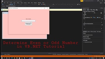 Determine Even or Odd Number in VB.NET Tutorial