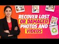 How to recover lost or damaged photos ands